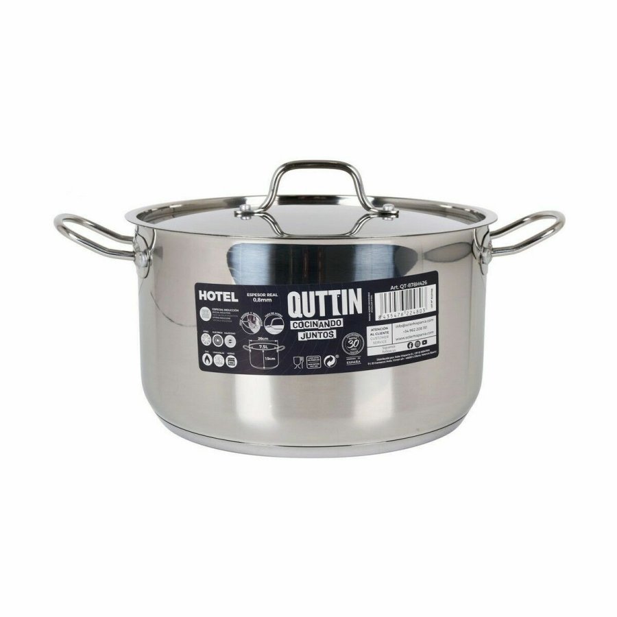 Gryde med lg Quttin Hotel Stl  26 x 15 cm (2 enheder) #4