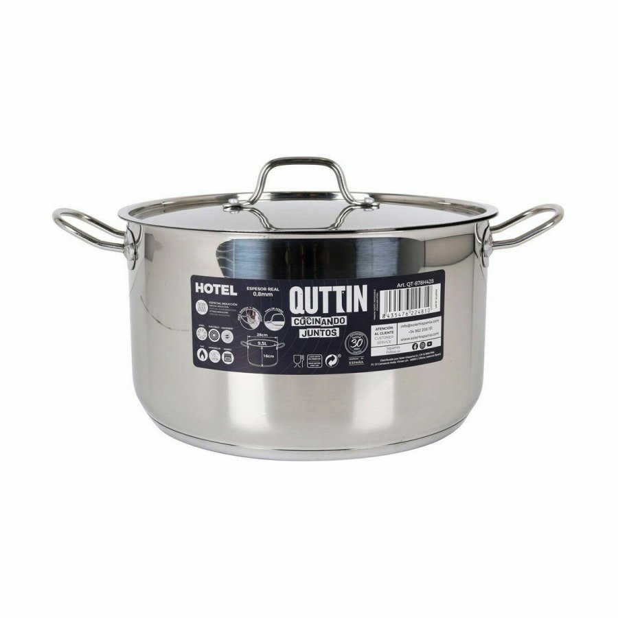 Gryde med lg Quttin Hotel Stl  28 x 16 cm (2 enheder) #4