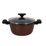 Gryde Med Glaslg Quttin Sahara Smedet aluminium Brun 42 x 29 x 4,5 cm (4 enheder) #4