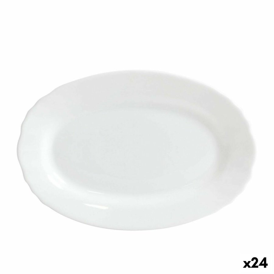 K�kkenspringvand Bormioli Ebro Glas Oval 23 x 15,5 x 2,1 cm (24 enheder) #1