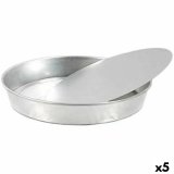 Aftagelig form VR Aluminium Slvfarvet 29 x 29 x 4 cm (5 enheder) #1