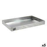 Rektangulr Form VR Slvfarvet Aluminium 34 x 22,5 x 3,5 cm (5 enheder) #1