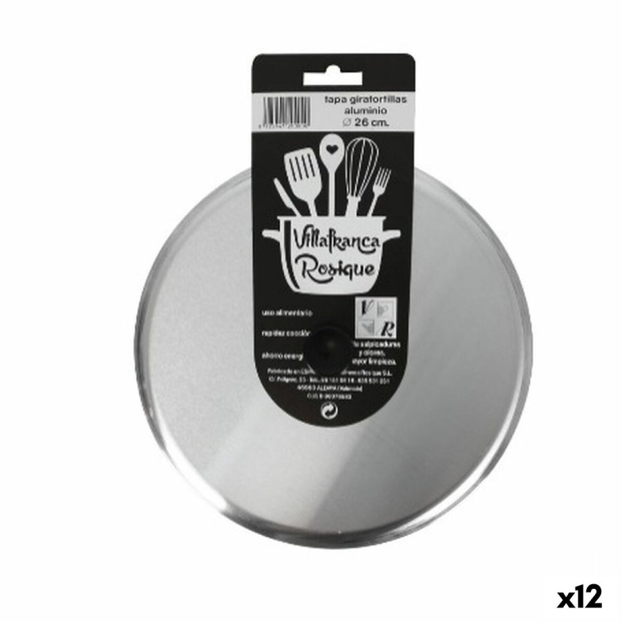 Stegepande lg VR Slvfarvet  27 cm Aluminium (12 enheder) #1