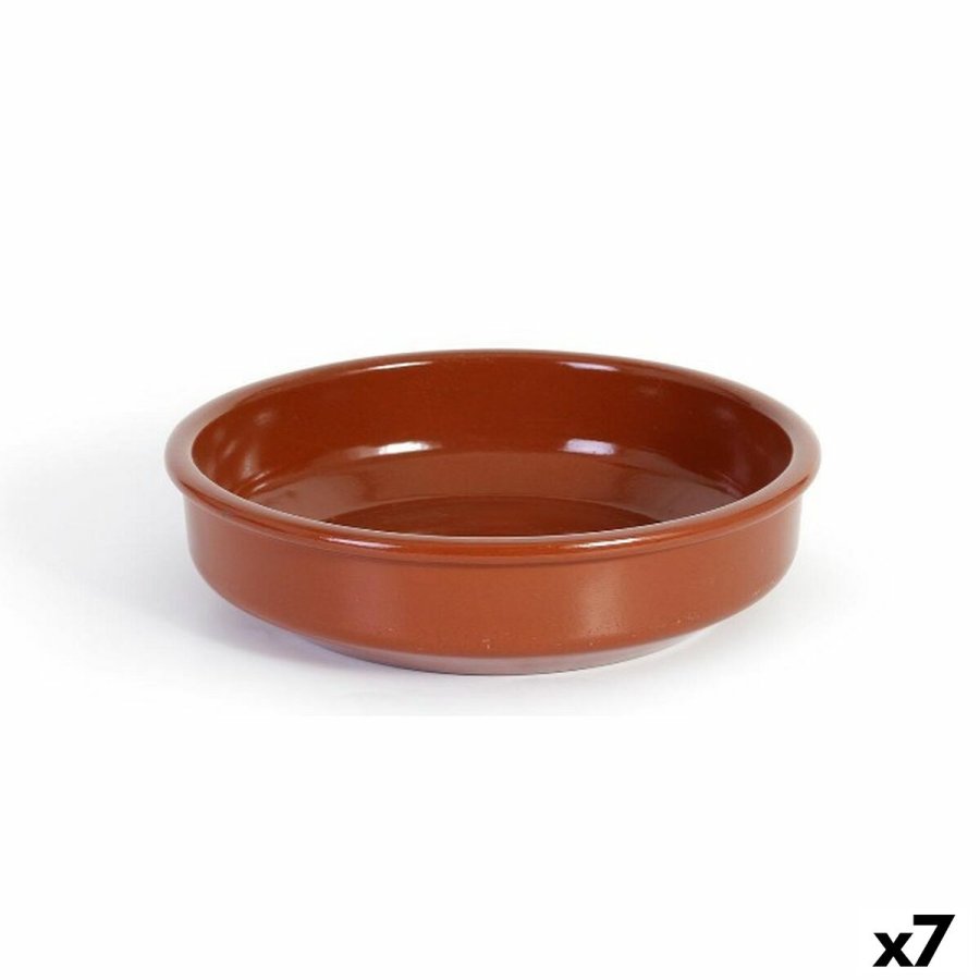 Kasserolle Azofra Bagt ler 23 x 23 x 5,5 cm (7 enheder) #1