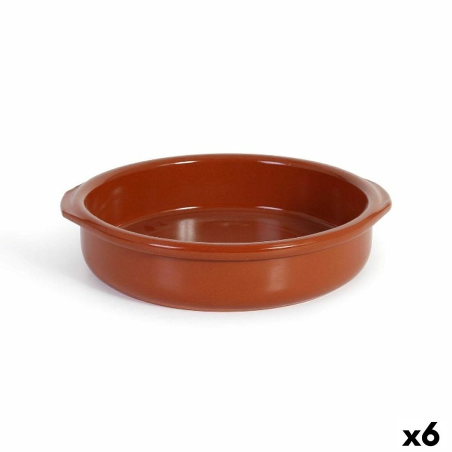 Kasserolle Azofra Bagt ler 26 x 24,5 x 6 cm (6 enheder) #1