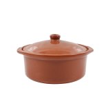 Kasserolle Azofra Bagt ler 24,5 x 23 x 16,7 cm Med lg (3 enheder) #4