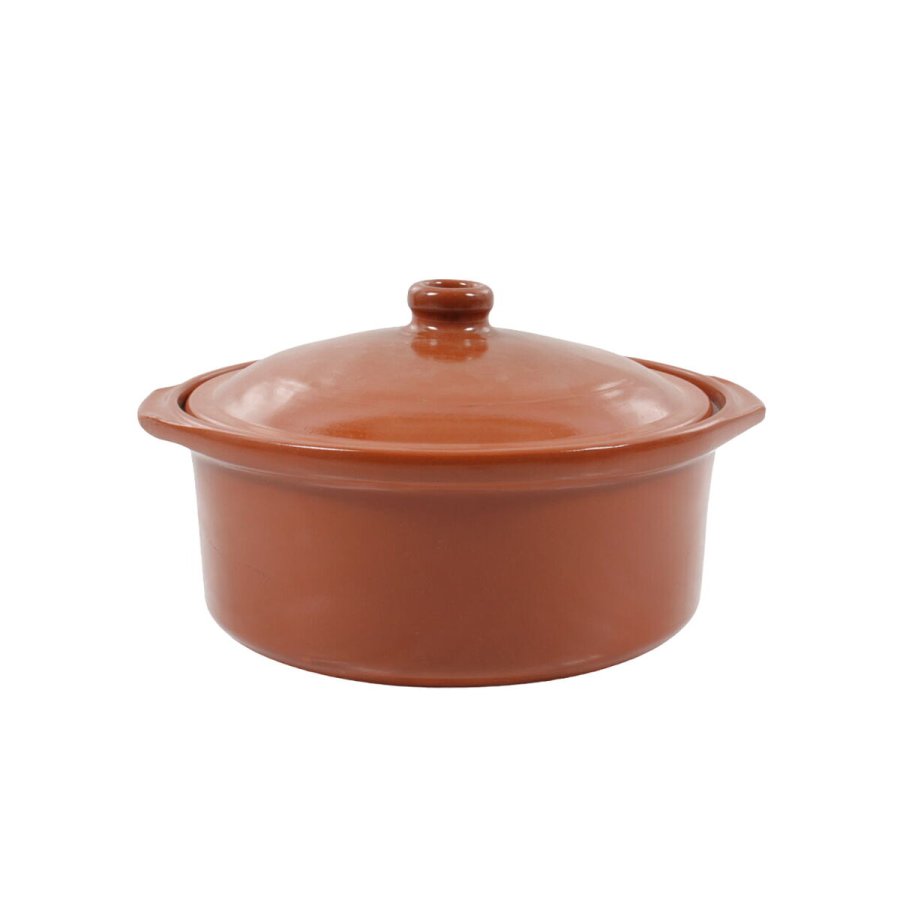 Kasserolle Azofra Bagt ler 24,5 x 23 x 16,7 cm Med lg (3 enheder) #4