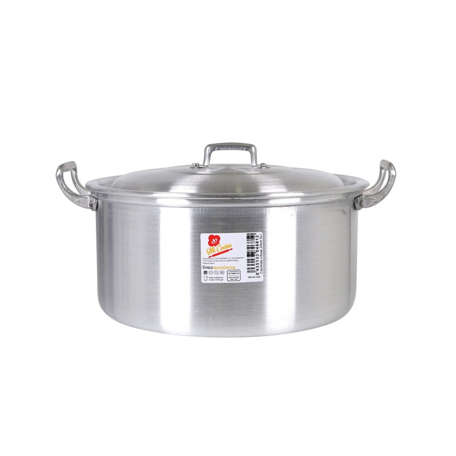 Gryde Med Lg Aluminium 31,3 x 26,5 x 13,5 cm (8 enheder) #4
