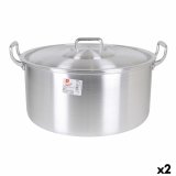 Gryde Med Lg Aluminium 45 x 39 x 22 cm (2 enheder) #1