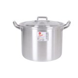 Gryde med lg Aluminium 27 x 22 x 20 cm (8 enheder) #4