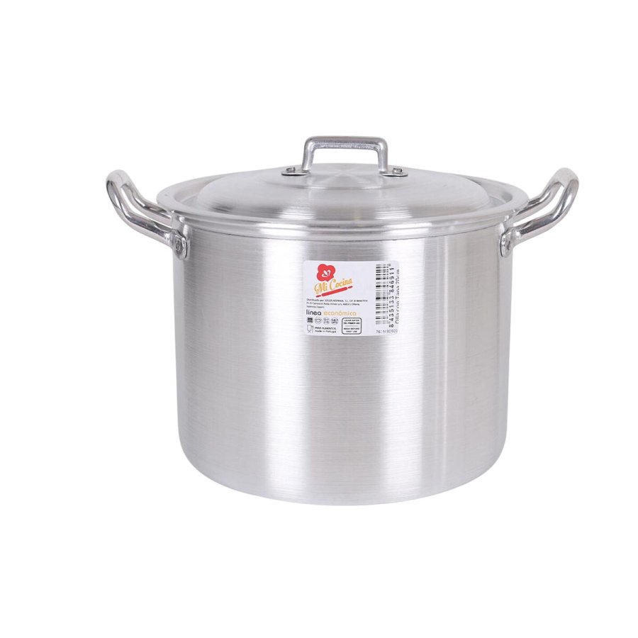 Gryde med lg Aluminium 27 x 22 x 20 cm (8 enheder) #4