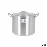 Gryde med lg Aluminium 33 x 28 x 24 cm (4 enheder) #1