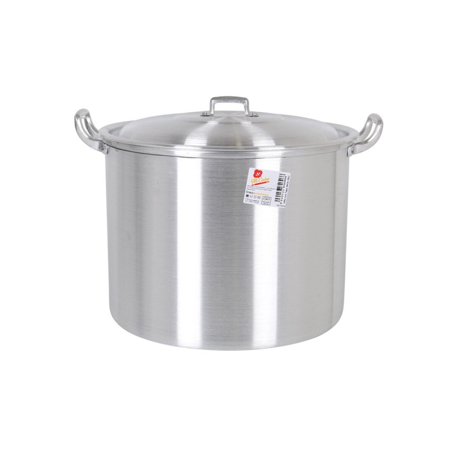 Gryde med lg Aluminium 39 x 33 x 27 cm (2 enheder) #4