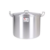 Gryde med lg Aluminium 41 x 33 x 29 cm (2 enheder) #4