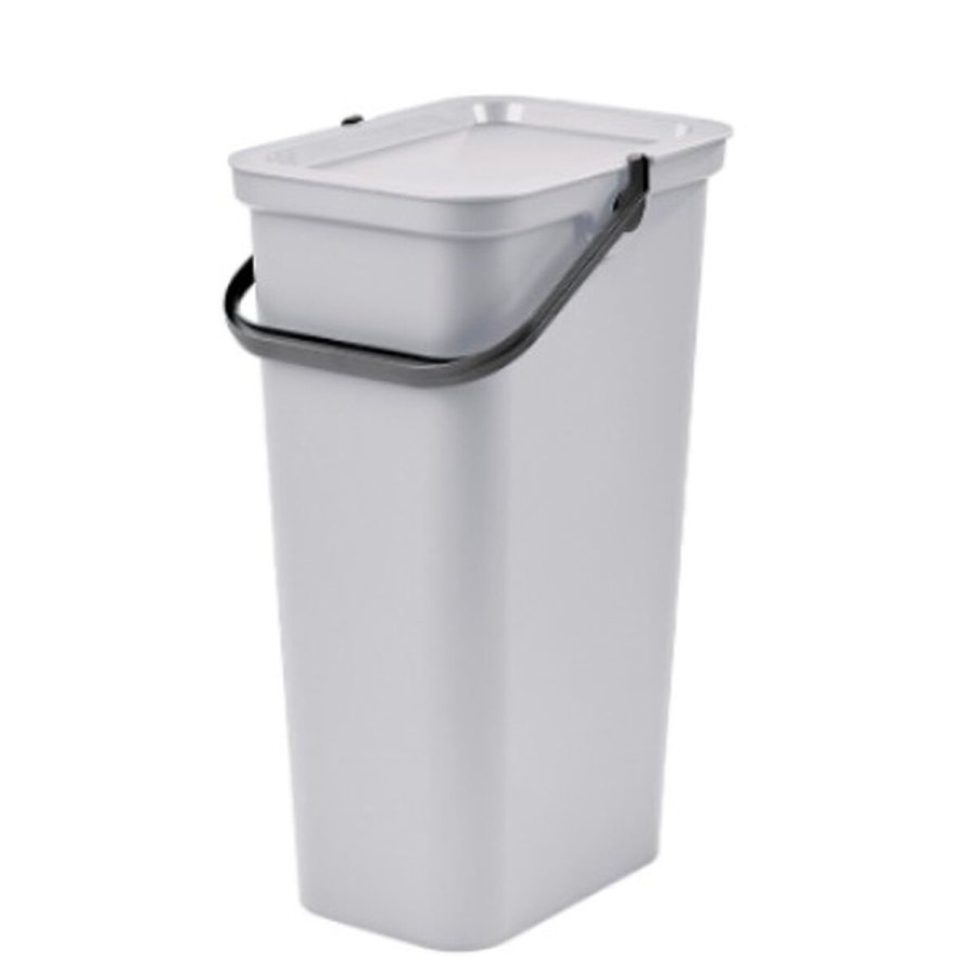 Affaldsspand til genbrug Tontarelli Moda 24 L Hvid (6 enheder) #5