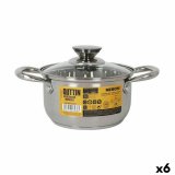 Gryde Med Glaslg Quttin New Neron Stl 26 x 18 x 10 cm (6 enheder) #1