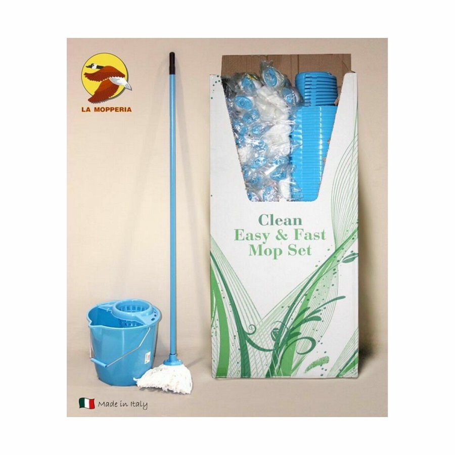 Spand og moppest La Mopperia Azul Bl (40 enheder) #9