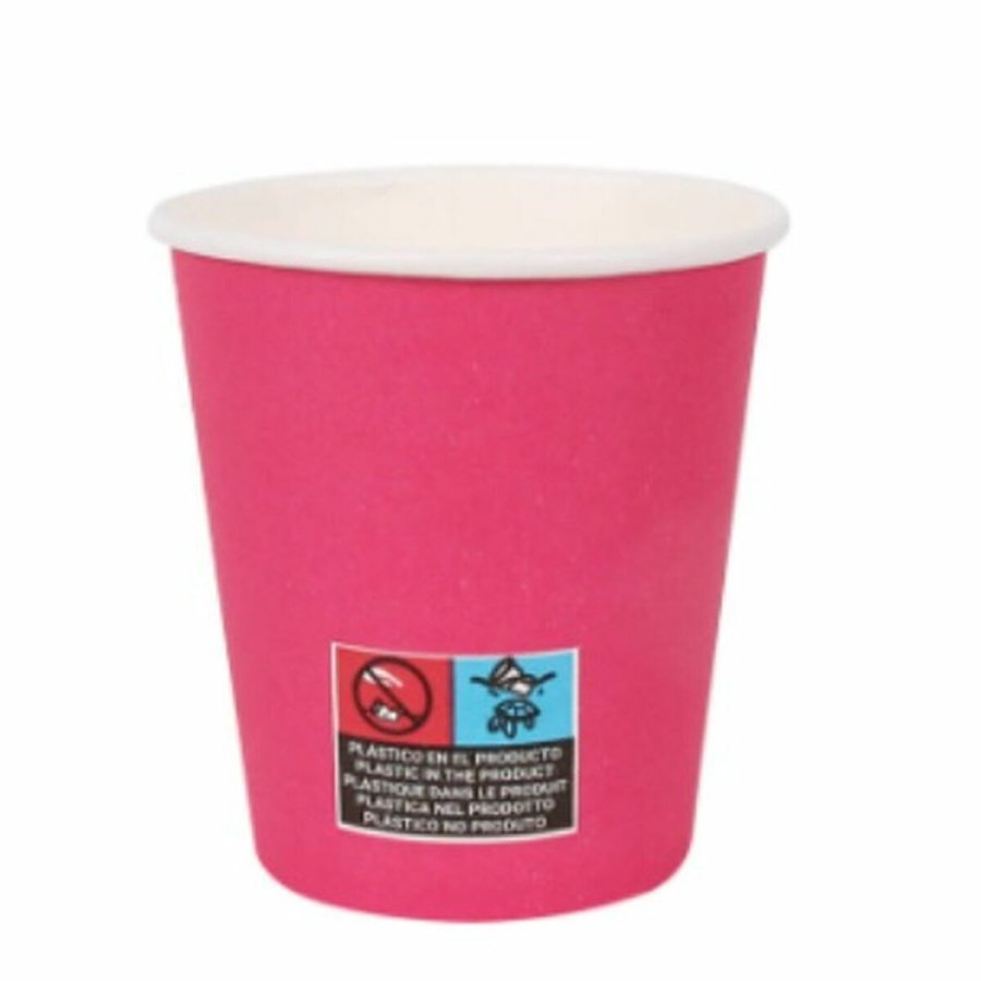 Glasst Algon Pap Engangsanvendelse 200 ml Fuchsia 36 Enheder (24 Dele) #4