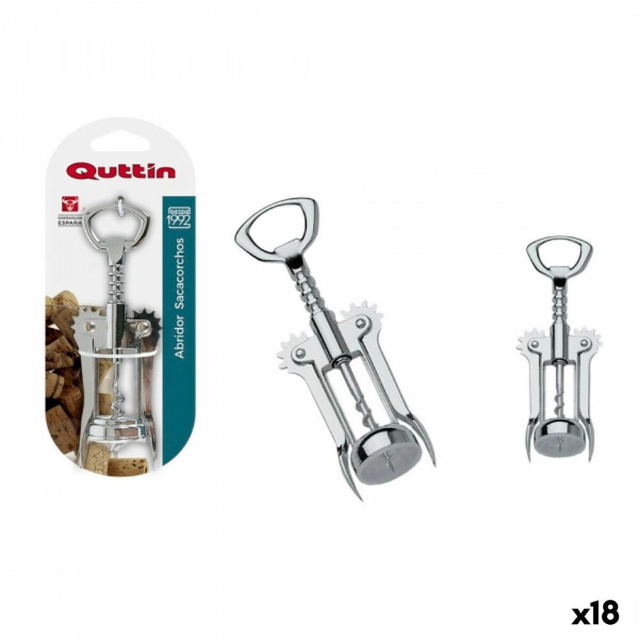 Oplukker med proptrkker Quttin Rustfrit stl 16,5 cm (18 enheder) #1
