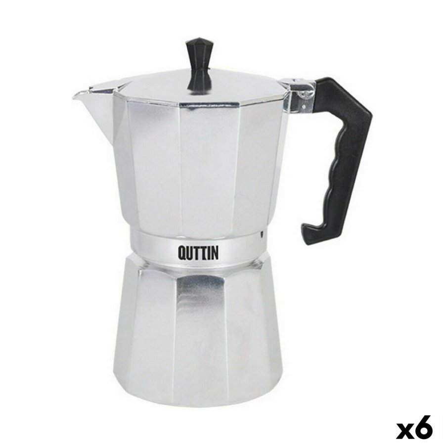 Italiensk Kaffekande Quttin Aluminium 6 Kopper (6 enheder) #1