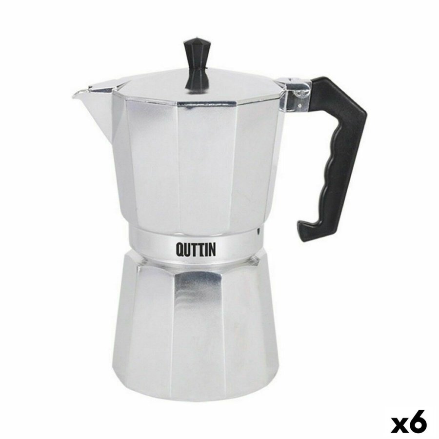 Italiensk Kaffekande Quttin Aluminium 9 Kopper (6 enheder) #1