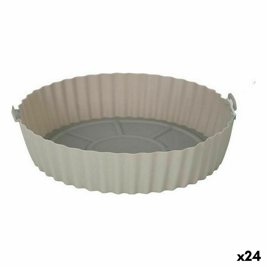 Sammenklappelig silikonekurv til Air Fryer Quttin Cirkulr 20 x 20 x 4,5 cm (24 enheder) #1