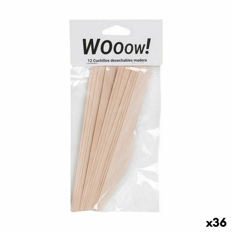 Knivst Engangsanvendelse Tr 12 Dele 16,5 x 2,2 x 1,8 cm (36 Enheder) #1