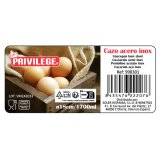 Kasserolle Privilege Rustfrit stl 1,7 L (12 enheder) #4