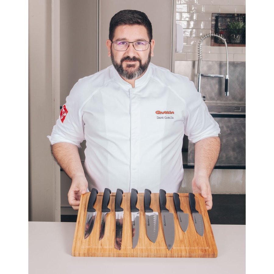 Kkkenkniv Quttin Santoku Black 17 cm (24 enheder) #4