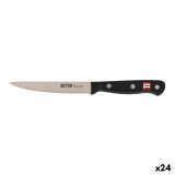 Grntsags skrller kniv Quttin Sort Slvfarvet 12 cm (24 enheder) #1