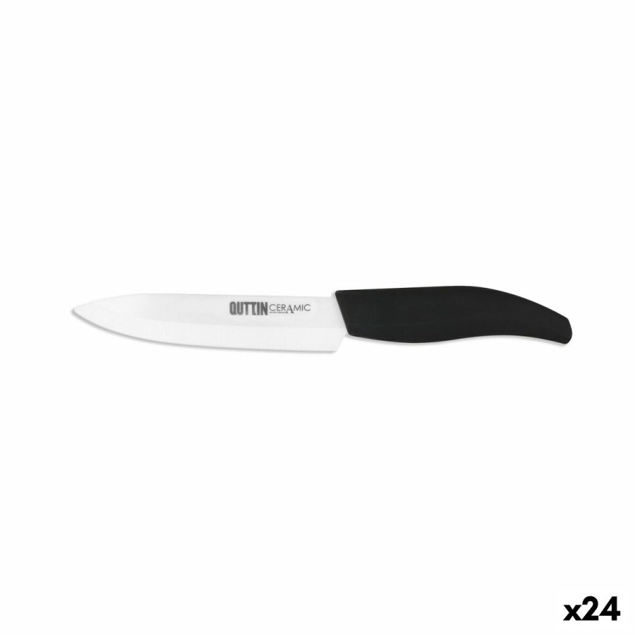 Grntsags skrller kniv Quttin Hvid 12,5 cm (24 enheder) #1
