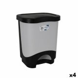 Affaldsspand med pedal Tontarelli Idea 24 L Sort Gr 35 x 29 x 44,5 cm (4 enheder) #1