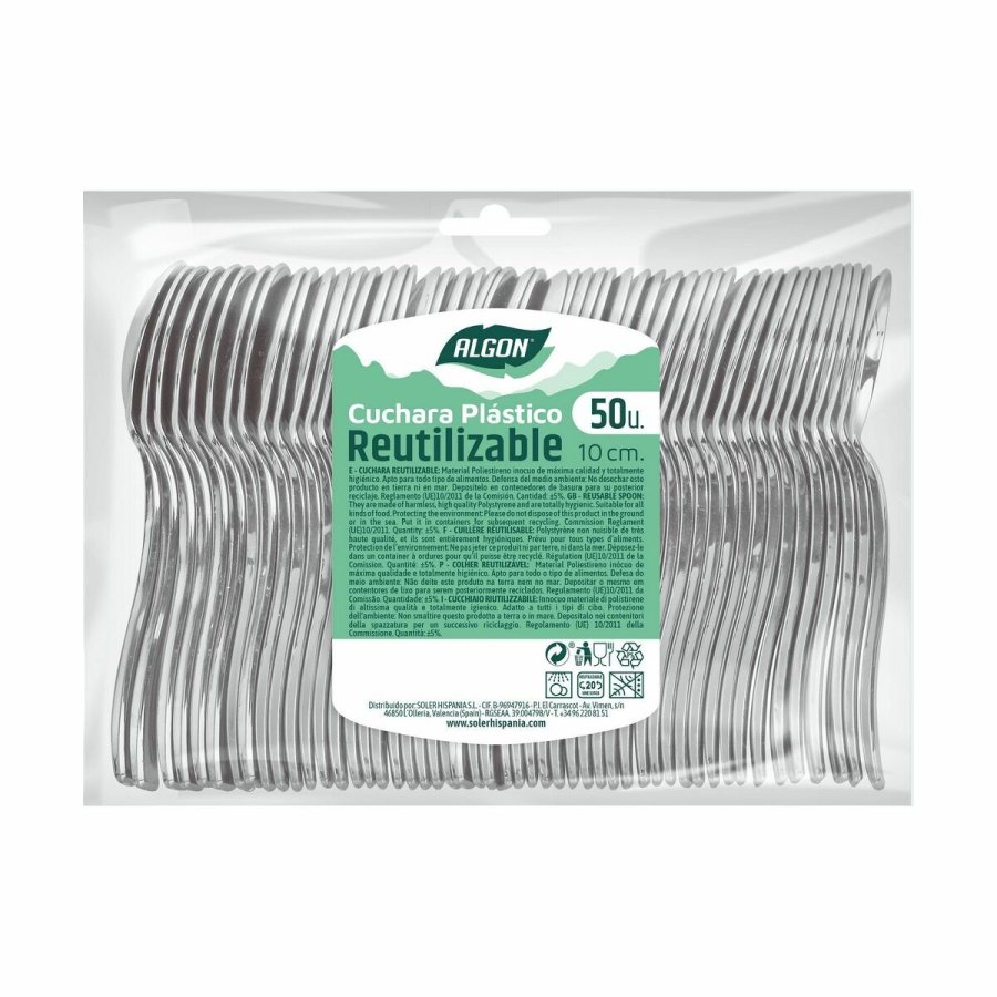 Genanvendeligt skest Algon Slvfarvet 50 Dele 10 cm (20 enheder) #3