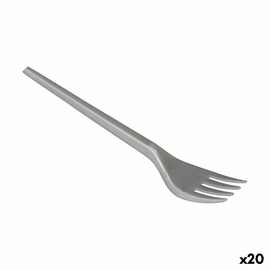 Genanvendeligt gaffelst Algon 100 Dele 16,5 cm (20 enheder) #1