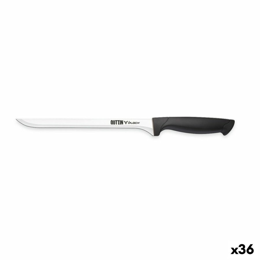 Skinkekniv Quttin Black Sort Slvfarvet 22 cm (36 Enheder) #1