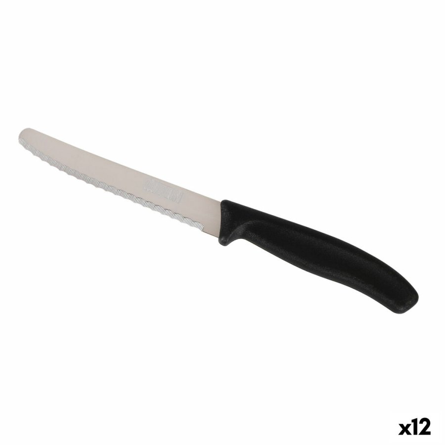 Knivst Quttin Sort Slvfarvet 6 Dele 21,2 cm (12 enheder) #1