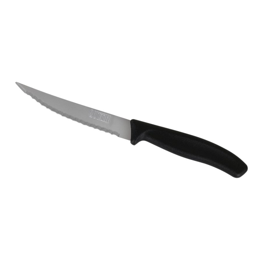 Kdkniv St Quttin Sort Slvfarvet 11 cm 6 Dele (12 enheder) #2