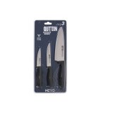 Knivst Quttin Nero Sort Slvfarvet 3 Dele (12 enheder) #4