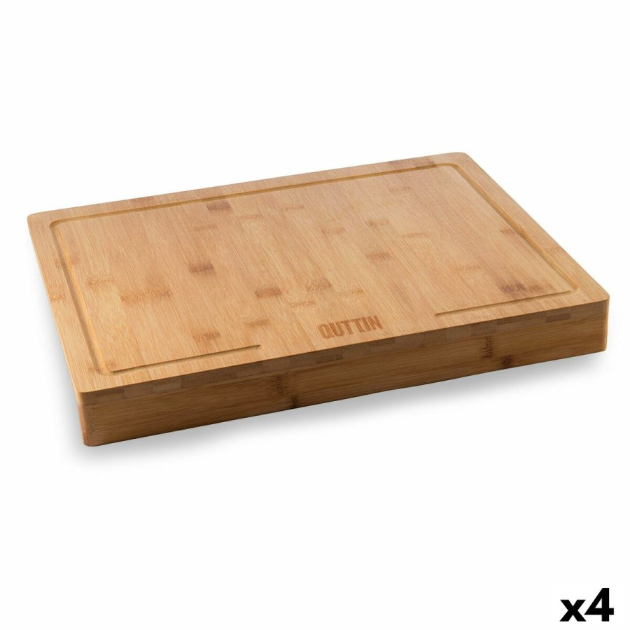 Skrebrt Quttin Bambus 45 x 35 x 1,2 cm (4 enheder) #1