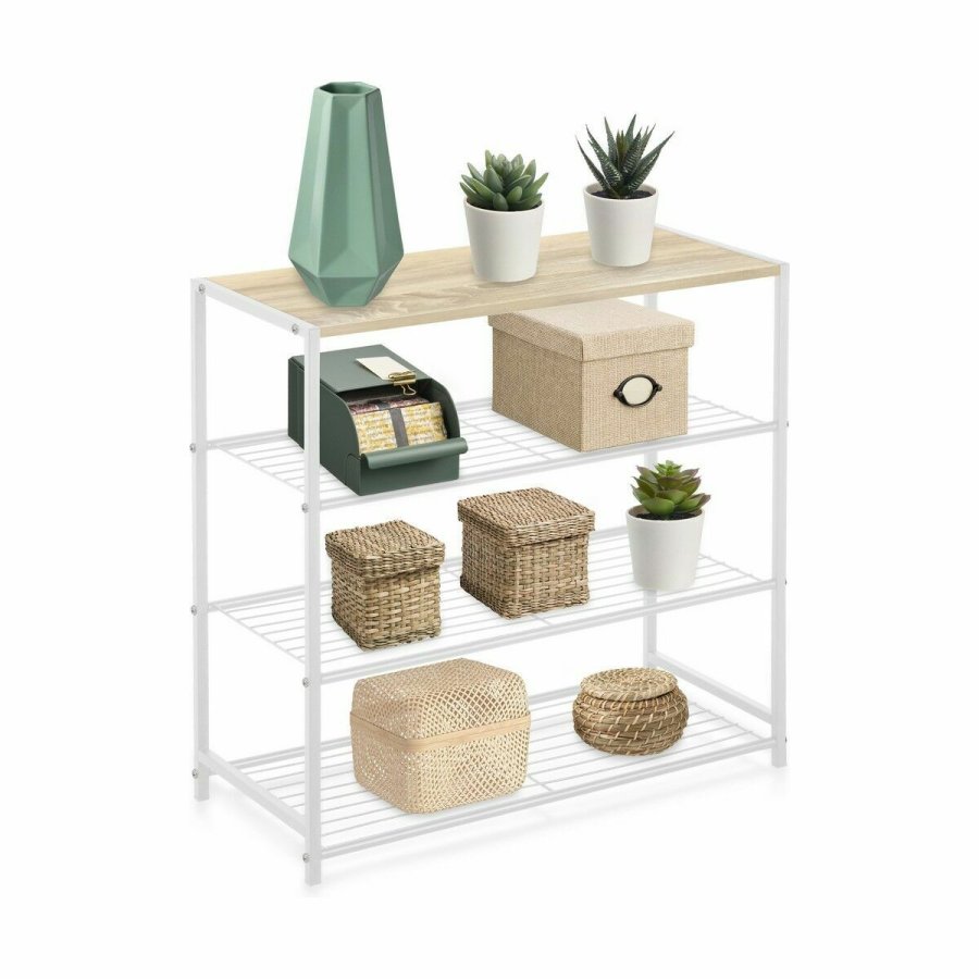 Hylder Confortime Hvid Tr Metal 60 x 30 x 63,5 cm (3 enheder) #3