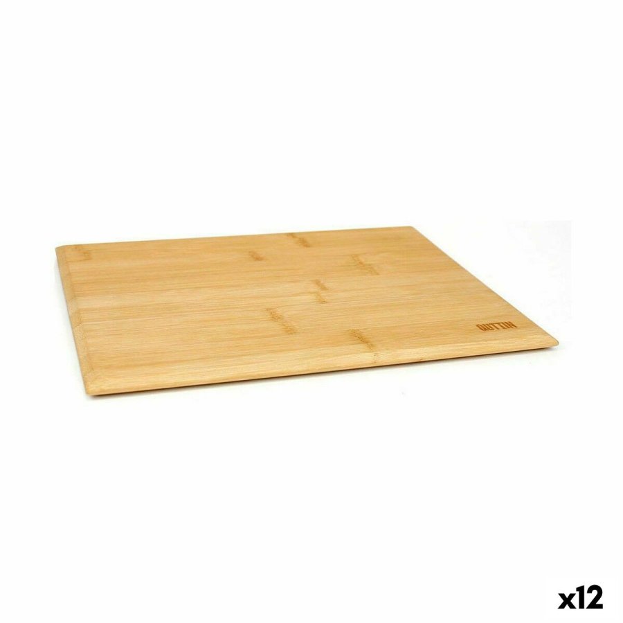 Skrebrt Quttin Bambus 38 x 30 x 1 cm (12 enheder) #1