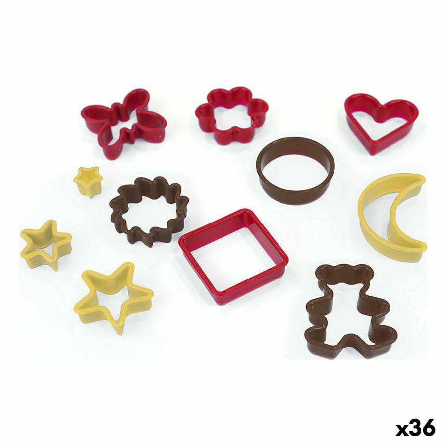 Moldes para Galletas Quttin Multifarvet Kiks Figurer 11 Dele (36 Enheder) #1