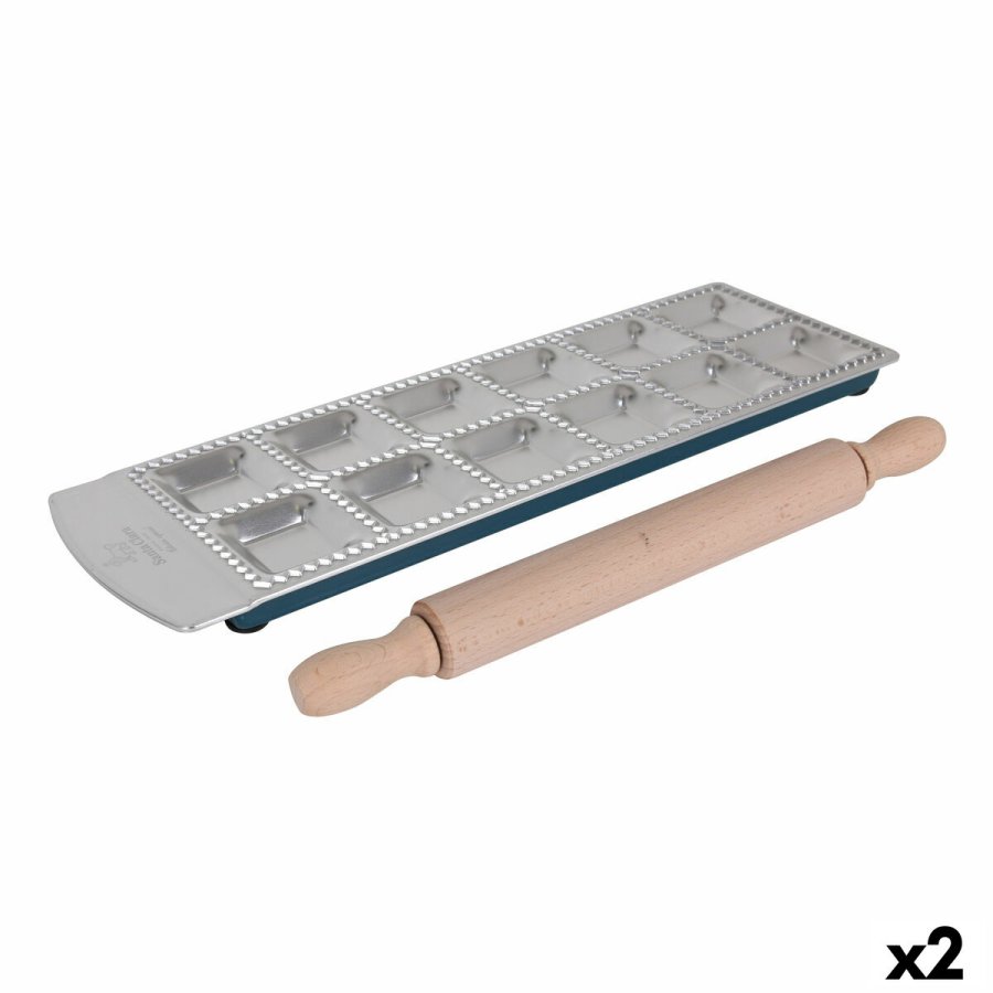 Pasta mould Santa Clara Ravioli Firkantet (2 enheder) #1