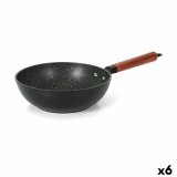 Wok Pande Quttin Doha Smedet aluminium 50 x 28 x 9 cm (6 enheder) #1