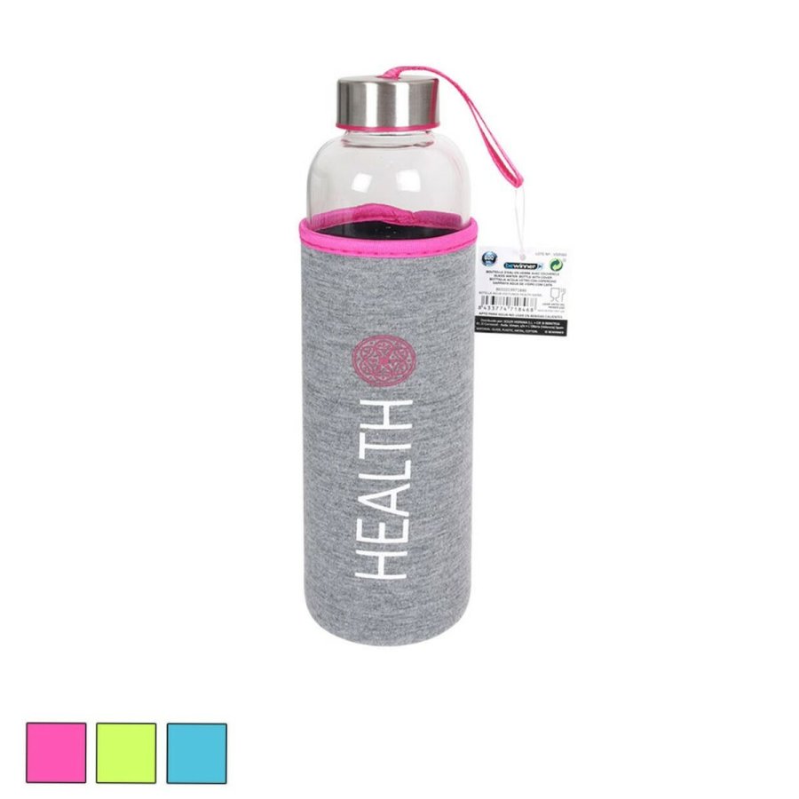 Glasflaske med neoprencover Bewinner 600 ml (12 enheder) #3
