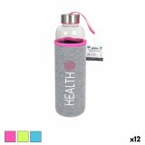 Glasflaske med neoprencover Bewinner 600 ml (12 enheder) #1