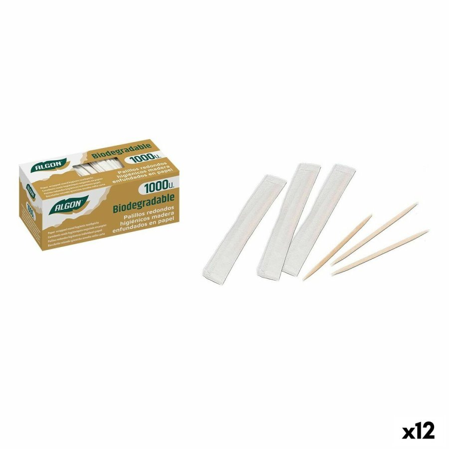 Tandstikker Algon Tr 1000 Dele (12 enheder) #1