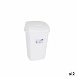 Papirkurv Tontarelli Aurora Hvid 9L Med lg (12 enheder) #1