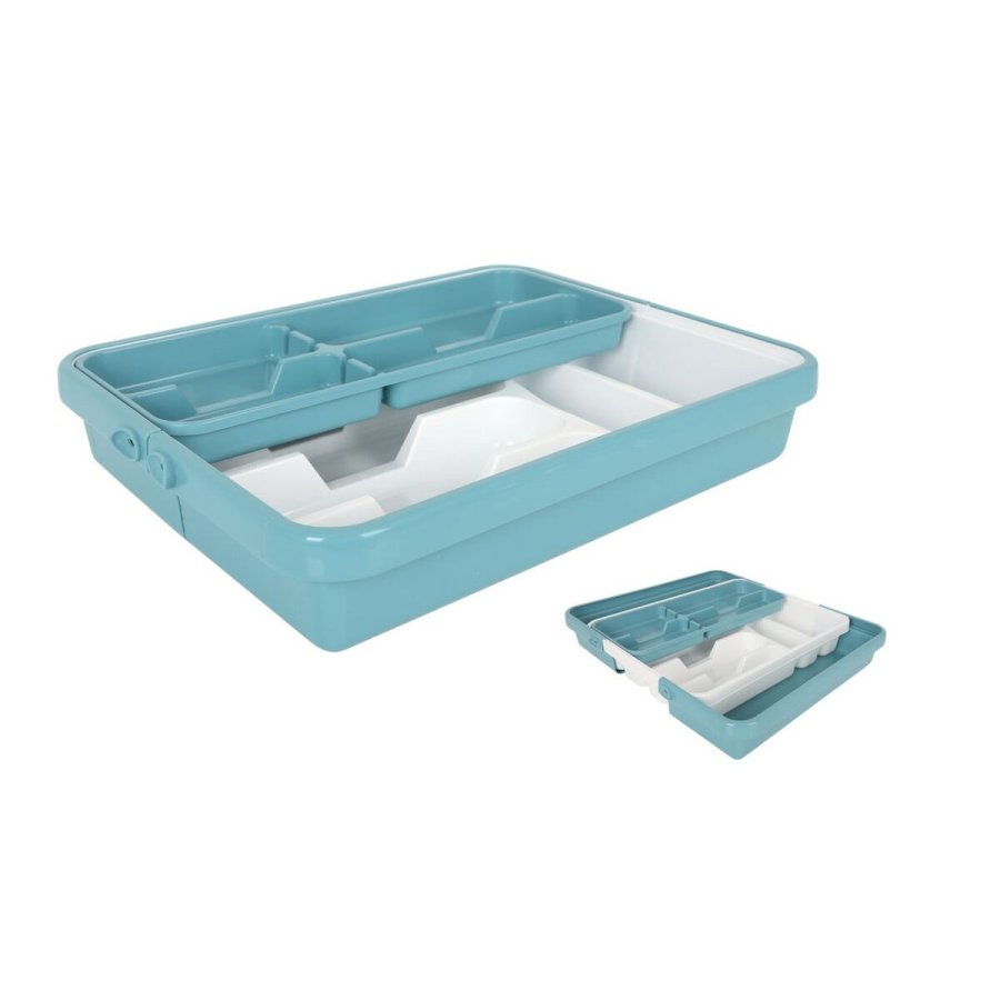 Bestikholder Tontarelli Mixy Turkisbl 31,7 x 41,8 x 7,7 cm Forlngbar (12 enheder) #2