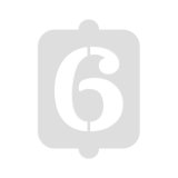 Kage skabelon Algon Tal 6 (36 Enheder) #10